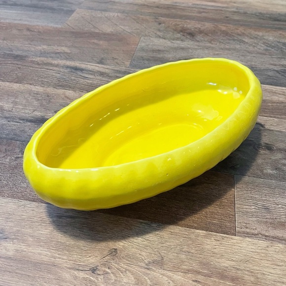 Vintage 50s | Frank Moreno | MCM Lemon Yellow Planter - Picture 13 of 14